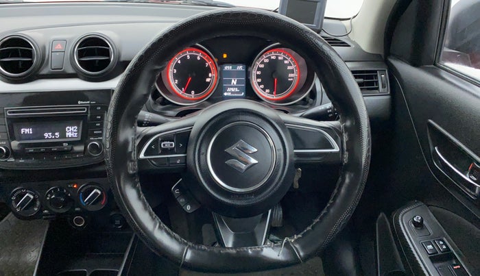 2018 Maruti Swift VXI AMT D, Petrol, Automatic, 23,410 km, Steering Wheel Close Up
