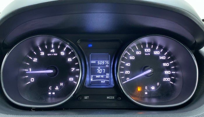 2018 Tata Tiago XZ 1.2 REVOTRON, Petrol, Manual, 50,999 km, Odometer Image