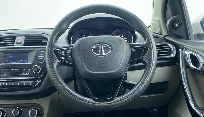 2018 Tata Tiago XZ 1.2 REVOTRON, Petrol, Manual, 50,999 km, Steering Wheel Close Up