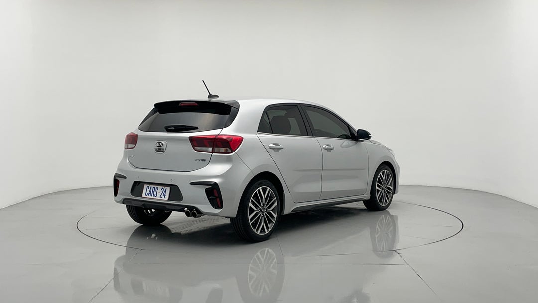 2019 Kia Rio Gt-line, Automatic, 15822 km, Right Back Diagonal (45- Degree) View