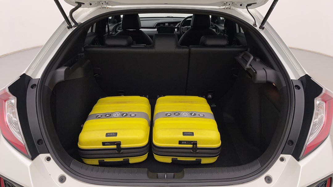 Boot Inside View with Luggage