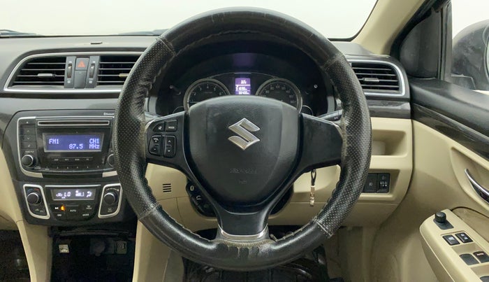2015 Maruti Ciaz VXI+, Petrol, Manual, 56,400 km, Steering Wheel Close Up