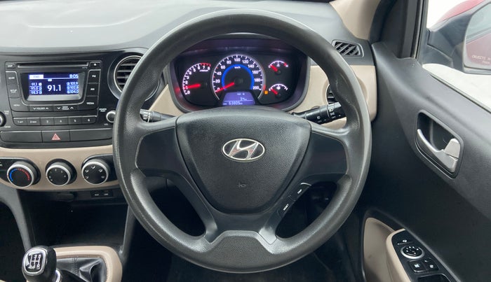 2014 Hyundai Grand i10 SPORTZ 1.2 KAPPA VTVT, Petrol, Manual, 63,799 km, Steering Wheel Close Up