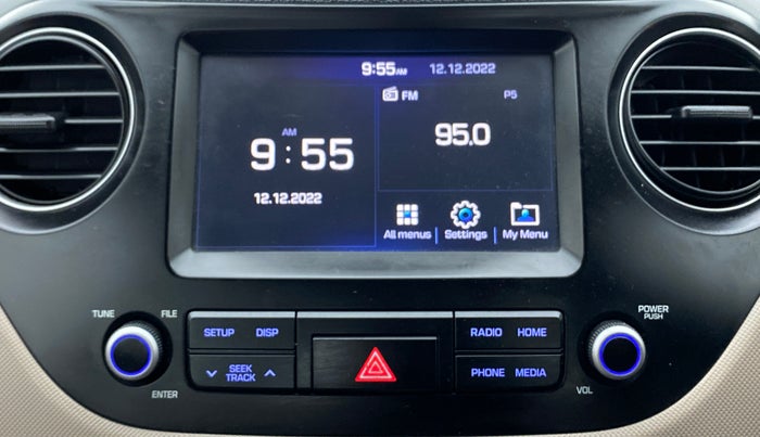 2017 Hyundai Grand i10 SPORTZ (O) 1.2 AT VTVT, Petrol, Automatic, 65,281 km, Infotainment System