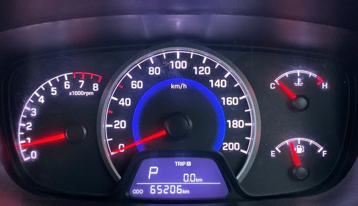 2017 Hyundai Grand i10 SPORTZ (O) 1.2 AT VTVT, Petrol, Automatic, 65,281 km, Odometer Image
