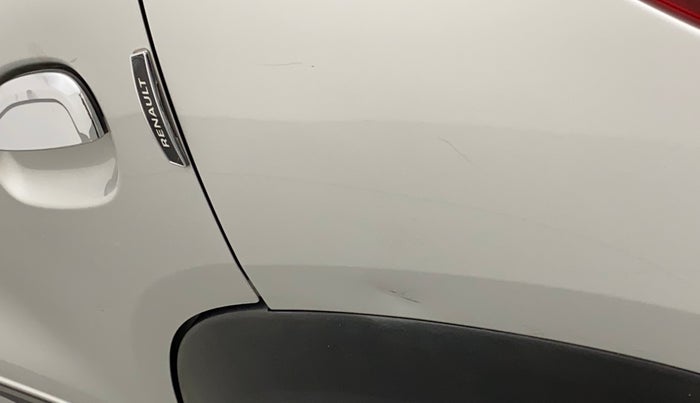 2019 Renault Kwid RXT 1.0 AMT (O), Petrol, Automatic, 19,877 km, Left quarter panel - Minor scratches
