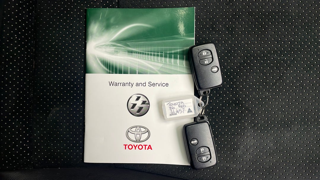 2017 Toyota 86 Gts, Manual, 53546 km, Key Close-up