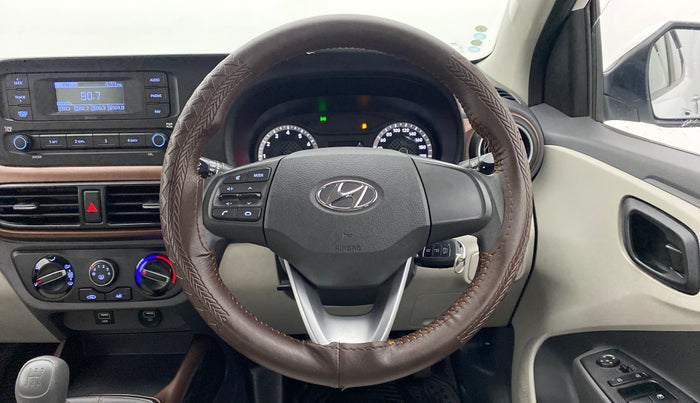2020 Hyundai AURA S 1.2 Kappa MT, Petrol, Manual, 42,548 km, Steering Wheel Close Up