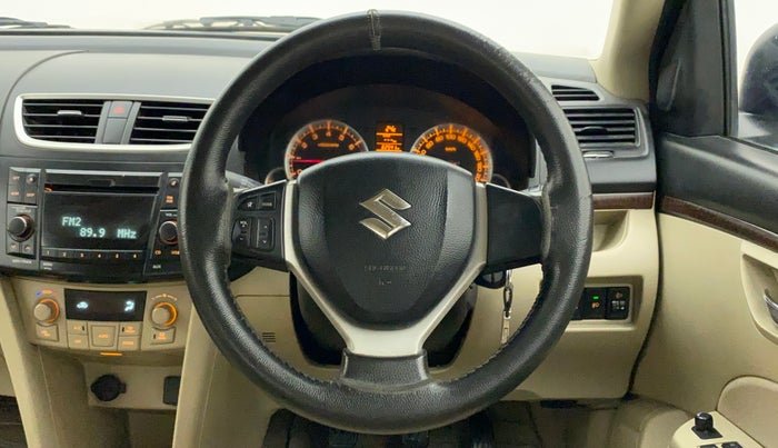 2014 Maruti Swift Dzire ZXI, Petrol, Manual, 62,656 km, Steering Wheel Close Up