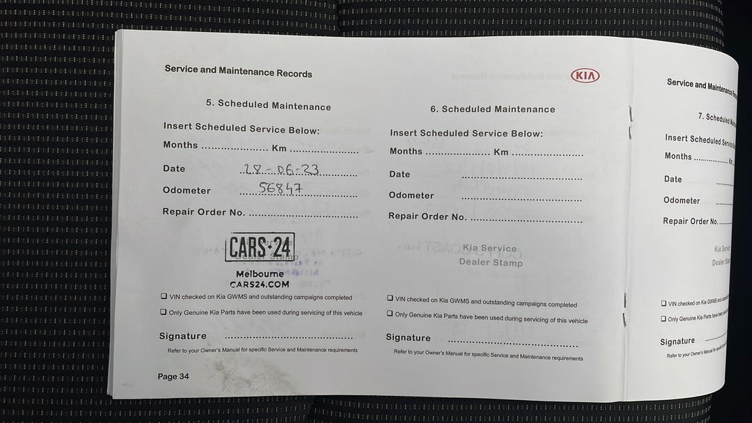 2019 Kia Cerato S, Automatic, 56847 km, Service History