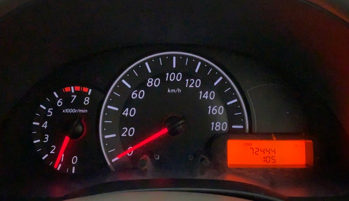 2011 Nissan Micra XV PETROL, Petrol, Manual, 72,587 km, Odometer Image