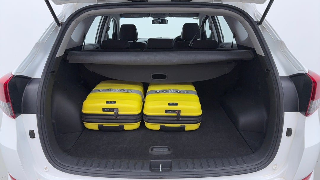 Boot Inside View with Luggage