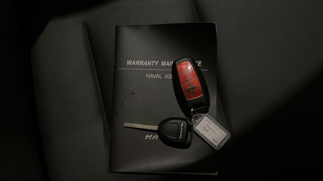 2022 GWM Haval Jolion Vanta, Automatic, 48619 km, Key Close-up