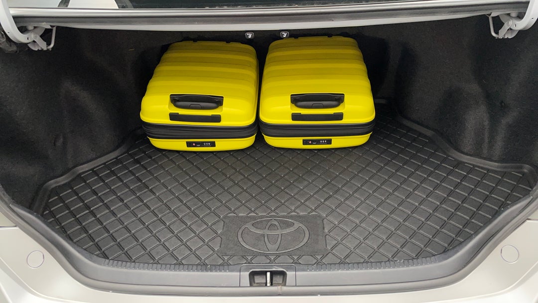 Boot Inside View with Luggage