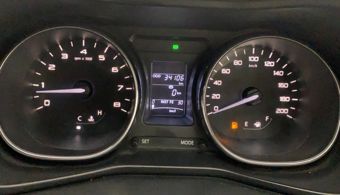 2018 Tata NEXON XZ PLUS PETROL, Petrol, Manual, 34,106 km, Odometer Image