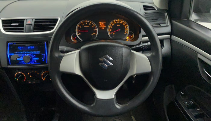 2012 Maruti Swift VXI, Petrol, Manual, 84,253 km, Steering Wheel Close Up