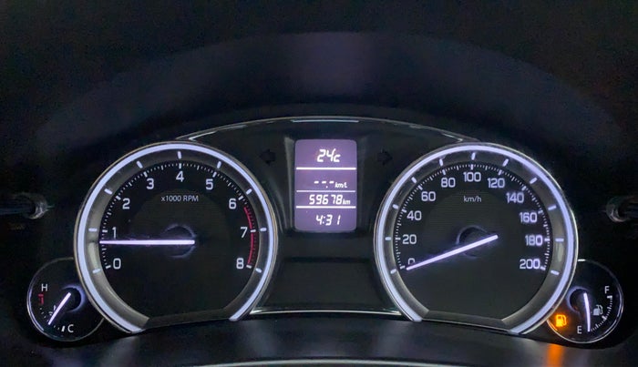 2018 Maruti Ciaz ALPHA 1.4 VVT, Petrol, Manual, 59,740 km, Odometer Image