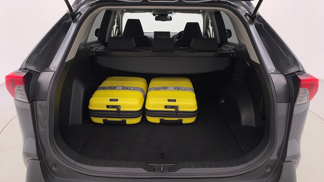 Boot Inside View with Luggage