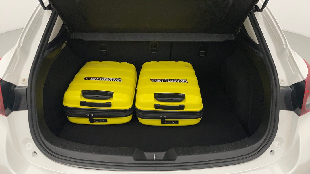 Boot Inside View with Luggage