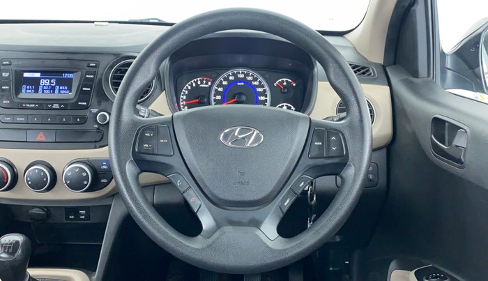 2018 Hyundai Grand i10 MAGNA 1.2 KAPPA VTVT, CNG, Manual, 43,762 km, Steering Wheel Close Up