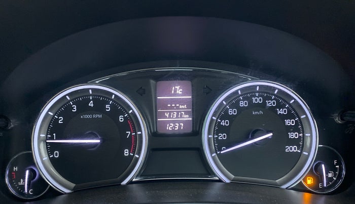 2017 Maruti Ciaz DELTA 1.4 VVT, Petrol, Manual, 41,469 km, Odometer Image