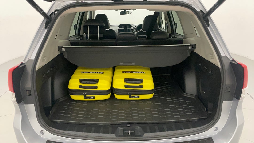 Boot Inside View with Luggage