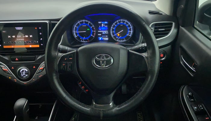 2019 Toyota Glanza V CVT, Petrol, Automatic, 15,198 km, Steering Wheel Close Up