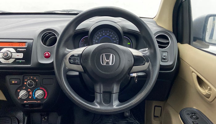 2015 Honda Amaze 1.2 SMT I VTEC, Petrol, Manual, 60,266 km, Steering Wheel Close Up