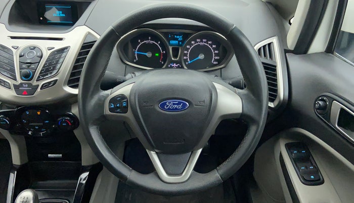 2015 Ford Ecosport 1.5TITANIUM TDCI, Diesel, Manual, 1,00,131 km, Steering Wheel Close Up