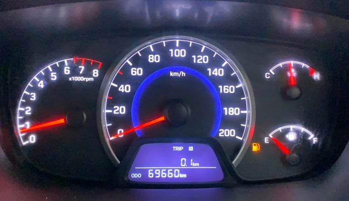2016 Hyundai Grand i10 MAGNA 1.2 KAPPA VTVT, Petrol, Manual, 69,660 km, Odometer Image