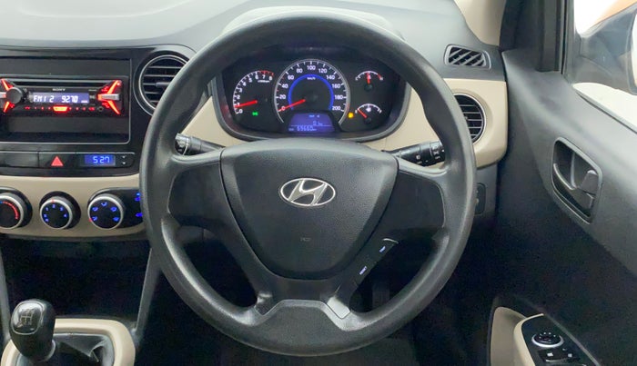 2016 Hyundai Grand i10 MAGNA 1.2 KAPPA VTVT, Petrol, Manual, 69,660 km, Steering Wheel Close Up