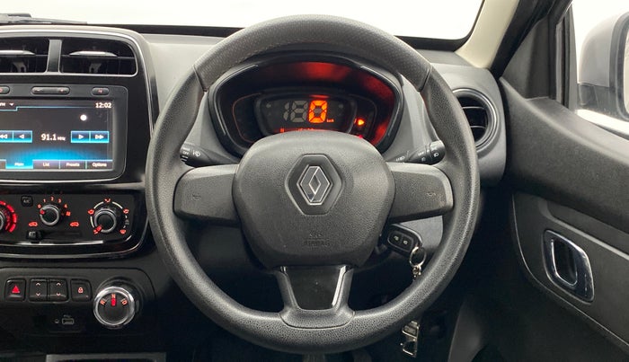 2019 Renault Kwid RXT 1.0 EASY-R AT OPTION, Petrol, Automatic, 16,462 km, Steering Wheel Close Up