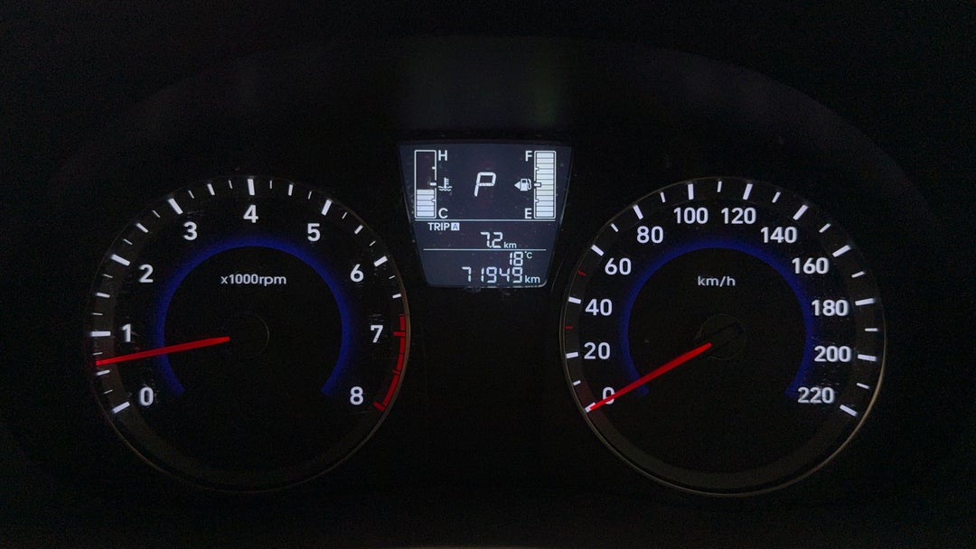 2018 Hyundai Accent Sport, Automatic, 71949 km, Odometer View