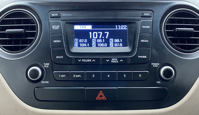 2018 Hyundai Grand i10 MAGNA 1.2 KAPPA VTVT, Petrol, Manual, 36,417 km, Infotainment System