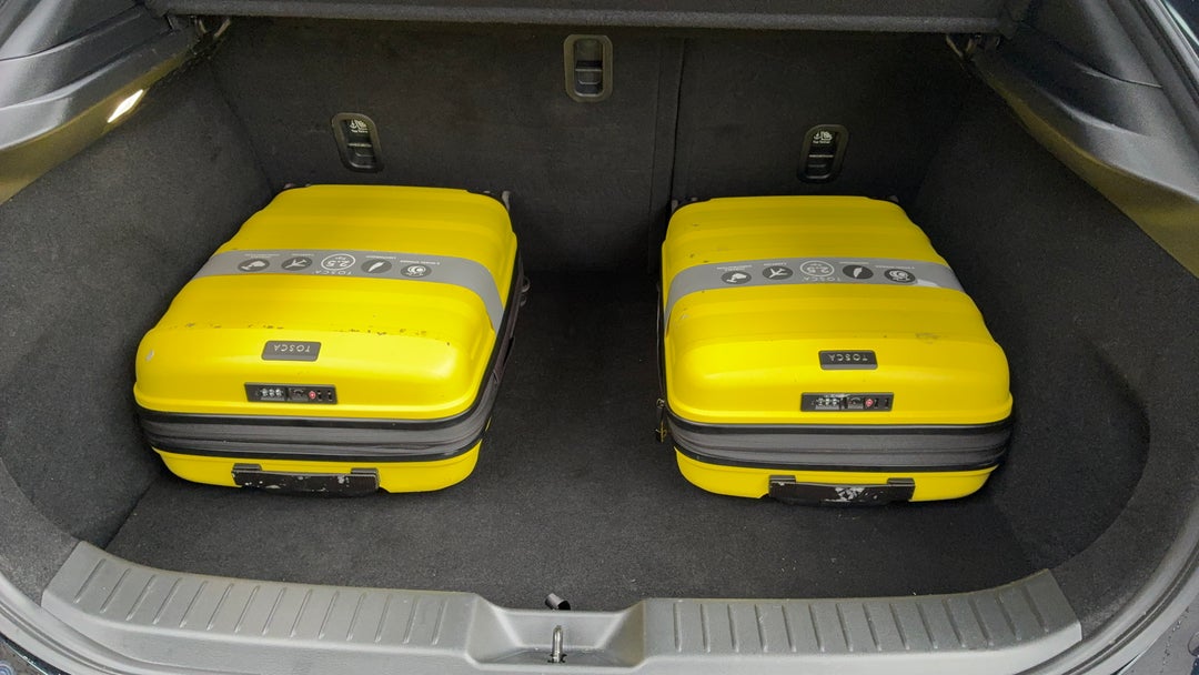 Boot Inside View with Luggage
