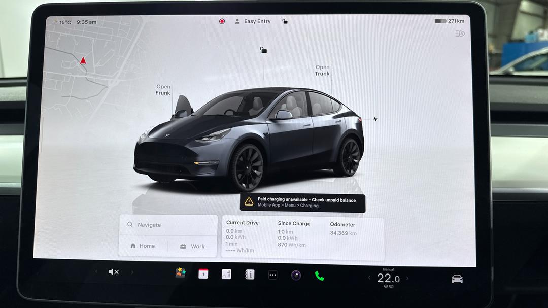 2023 Tesla Model Y Long Range, Automatic, 34369 km, Infotainment System