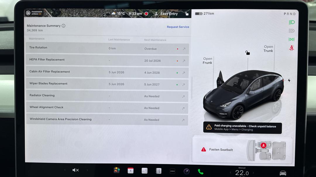 2023 Tesla Model Y Long Range, Automatic, 34369 km, Service History