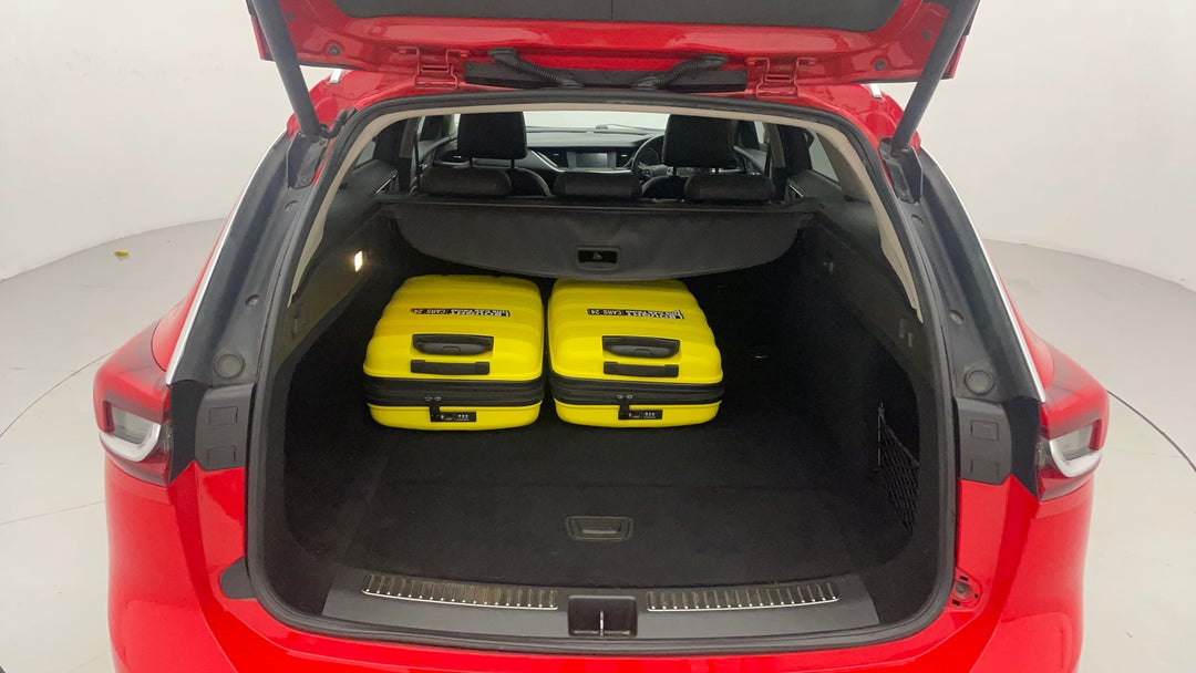 Boot Inside View with Luggage