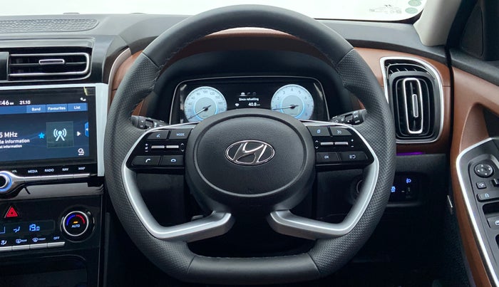 2022 Hyundai ALCAZAR PLATINUM 2.0 MT 7STR, Petrol, Manual, 544 km, Steering Wheel Close Up