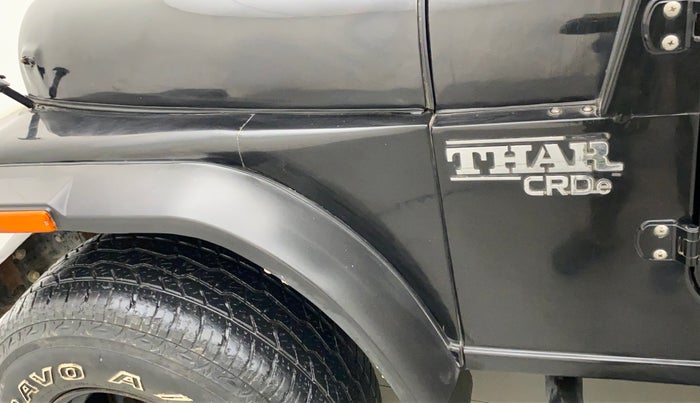 2018 Mahindra Thar CRDE 4X4 AC, Diesel, Manual, 64,643 km, Left fender - Minor scratches