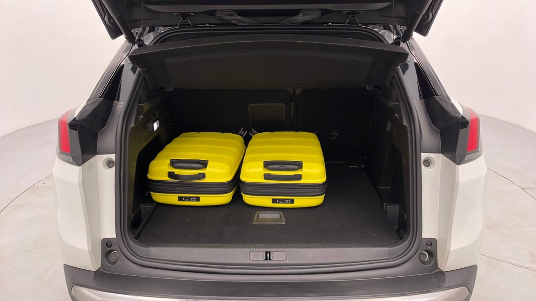 Boot Inside View with Luggage