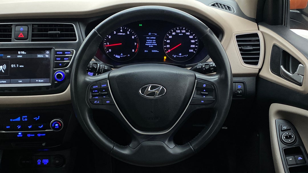 Steering Wheel Close Up