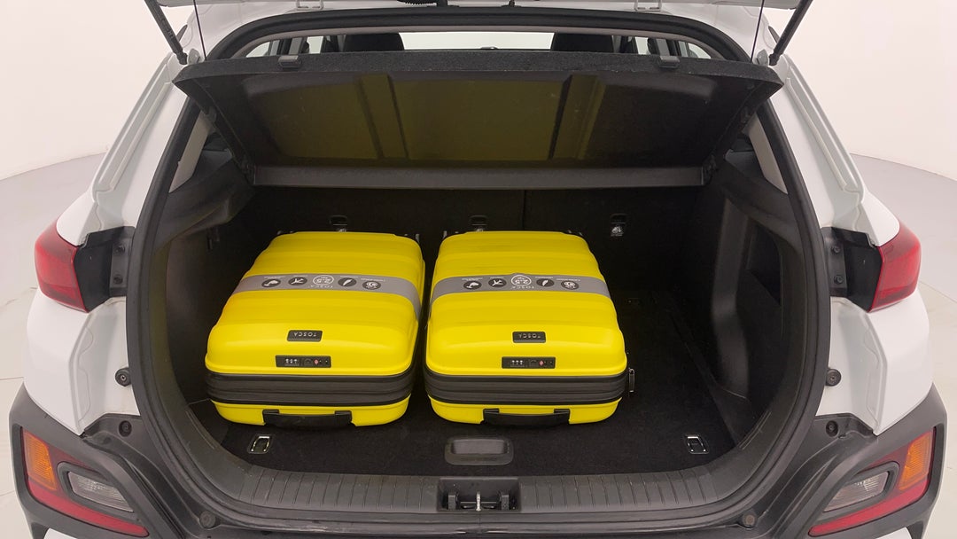 Boot Inside View with Luggage