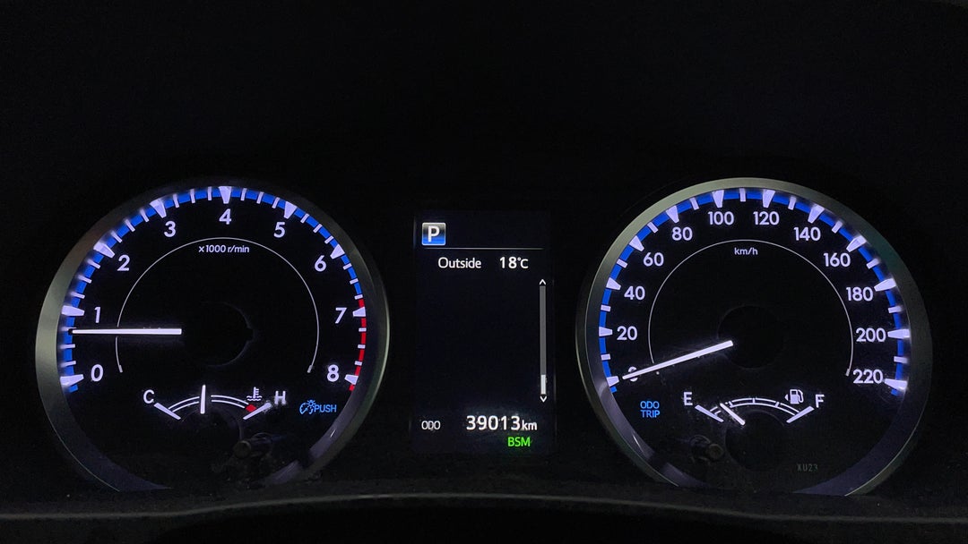 2019 Toyota Kluger Gxl (4x2), Automatic, 39013 km, Odometer View