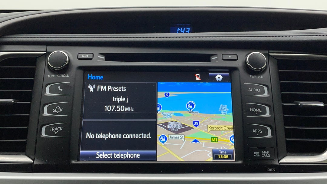 2019 Toyota Kluger Gxl (4x2), Automatic, 39013 km, Infotainment System