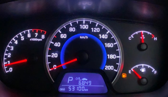 2016 Hyundai Grand i10 1.2 ASTA (O) AT, Petrol, Automatic, 53,100 km, Odometer Image