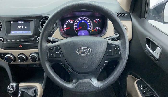 2017 Hyundai Grand i10 SPORTZ 1.2 KAPPA VTVT, Petrol, Manual, 77,211 km, Steering Wheel Close Up