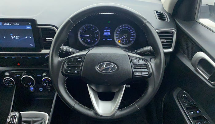 2019 Hyundai VENUE 1.0L Turbo GDI SX(O) MT, Petrol, Manual, 28,993 km, Steering Wheel Close Up