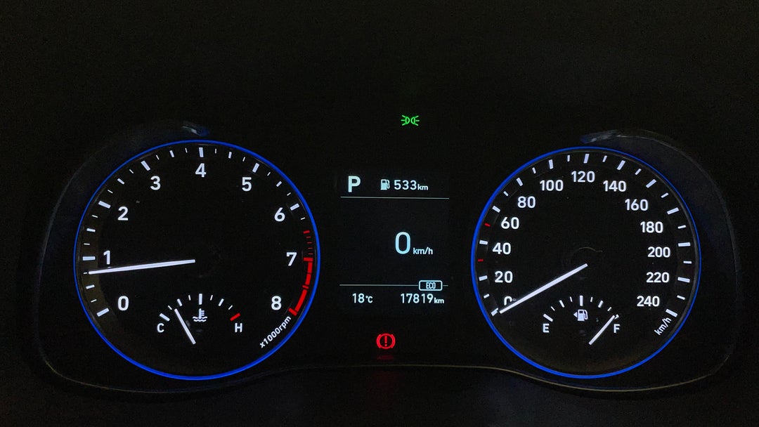 2020 Hyundai Kona Go (fwd), Automatic, 17819 km, Odometer View