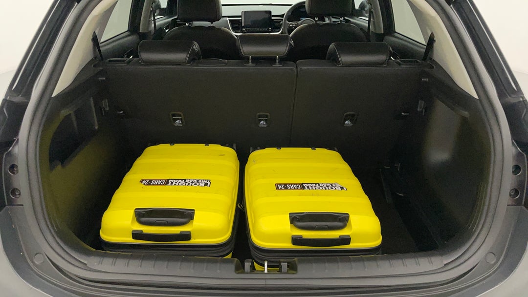 Boot Inside View with Luggage